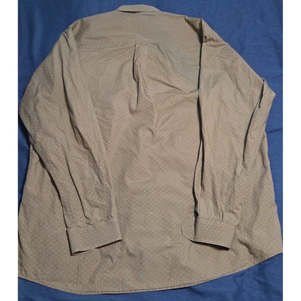 Cinch Men’s XL Down Shirt Brown Geometric Long Sleeve Western Cowboy - Picture 7 of 10